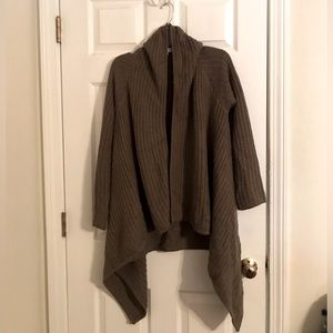Open front sweater